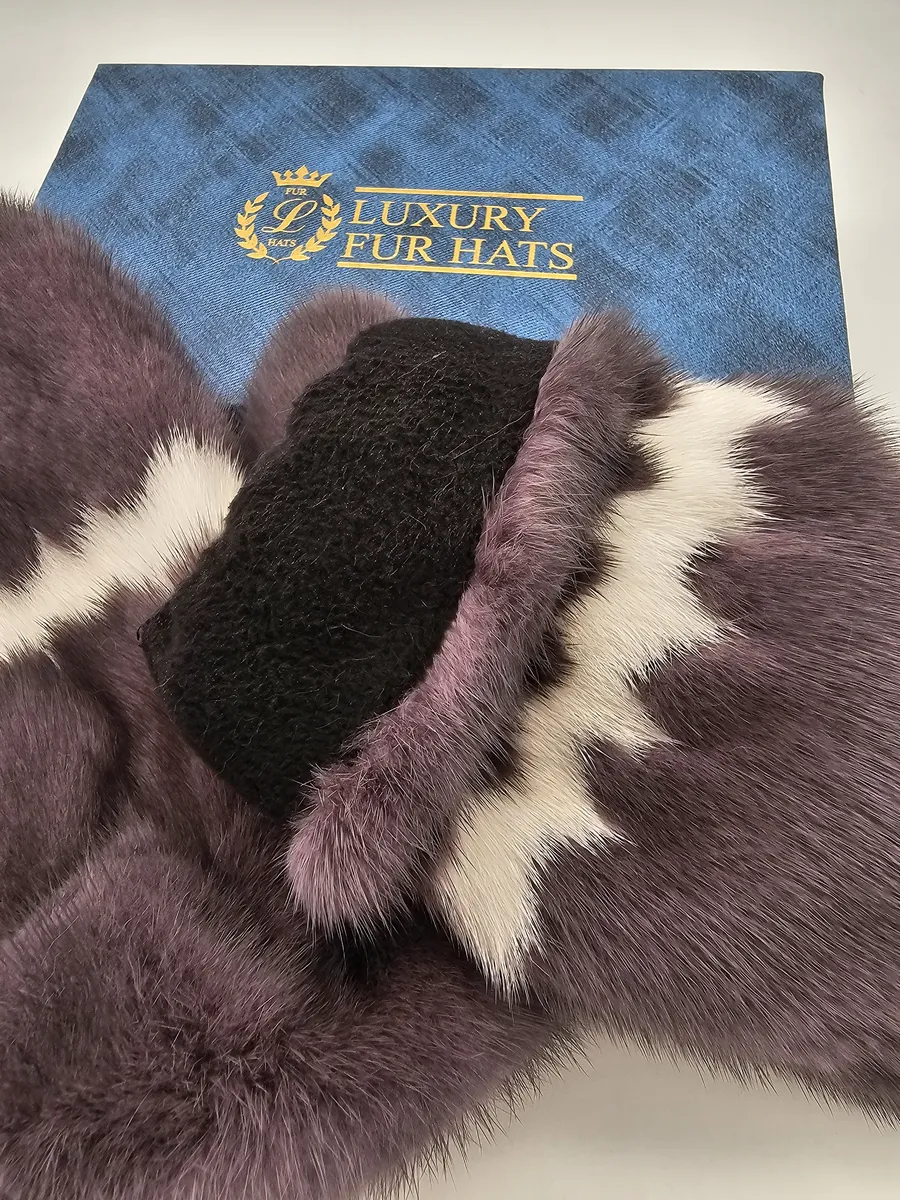 Варежки зимние натуральные норка