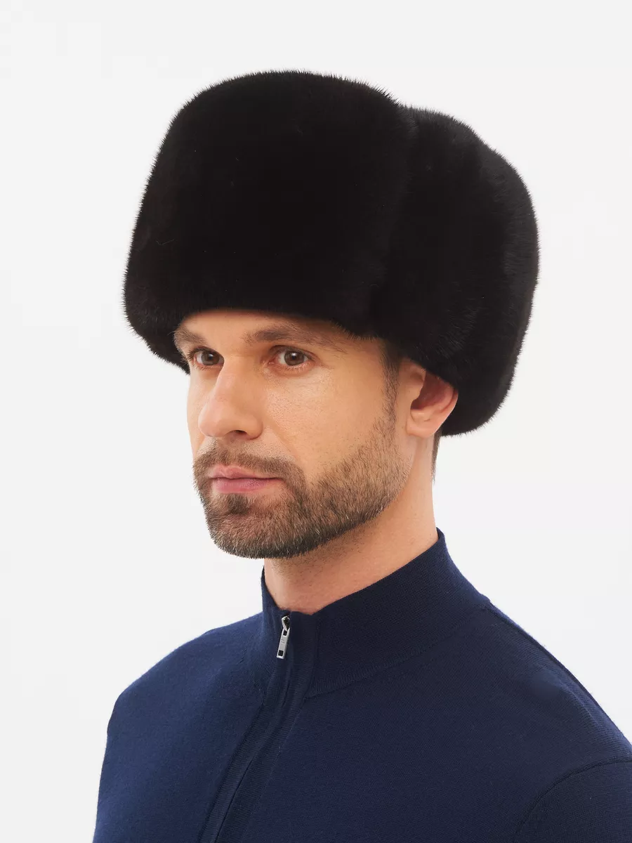 Шапка зимняя норковая обманка
