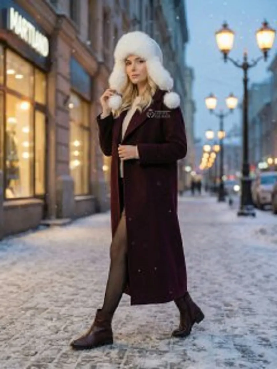 Шапка ушанка кожаная меховая
